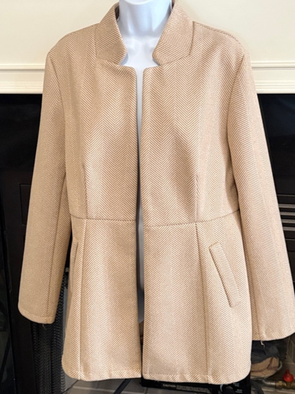 SHEIN Open-Front Trench Coat, Women’s XL